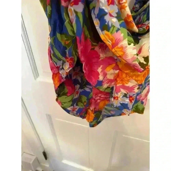 Lottie & Holly BOG Blue Tropical Top and Skort Set size S NWT - Picture 3 of 4